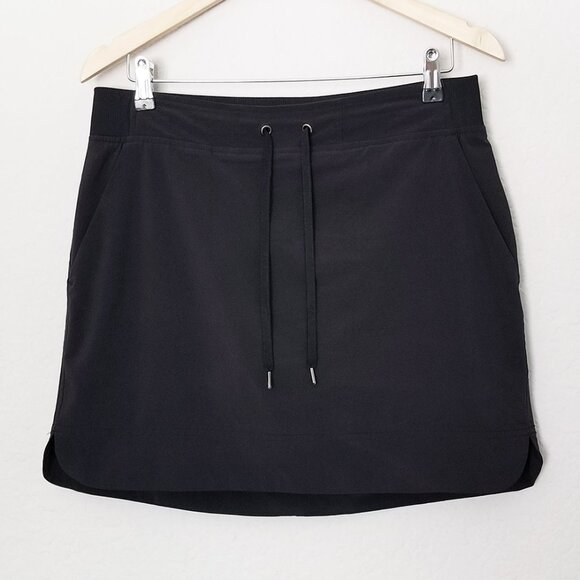 Athleta Midtown Skort Black Size 10 Inner Shorts A Line Athleisure Sporty Active - Picture 3 of 15